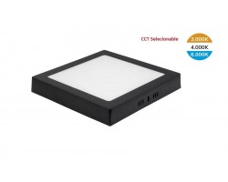 Downlight panel Cuadrado LED Superficie Negro 13W CCT
